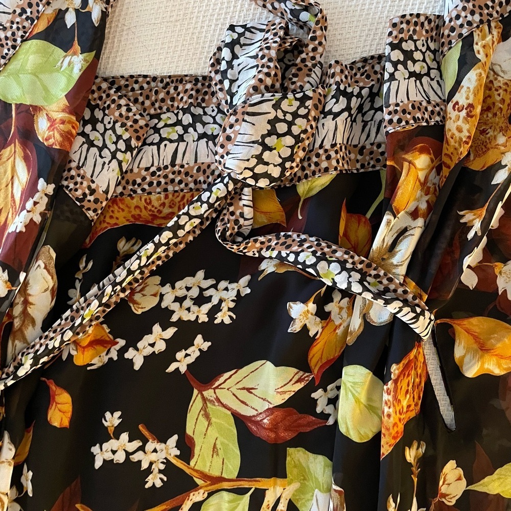 JM Collection Leopard Print Top - Picture 5 of 8